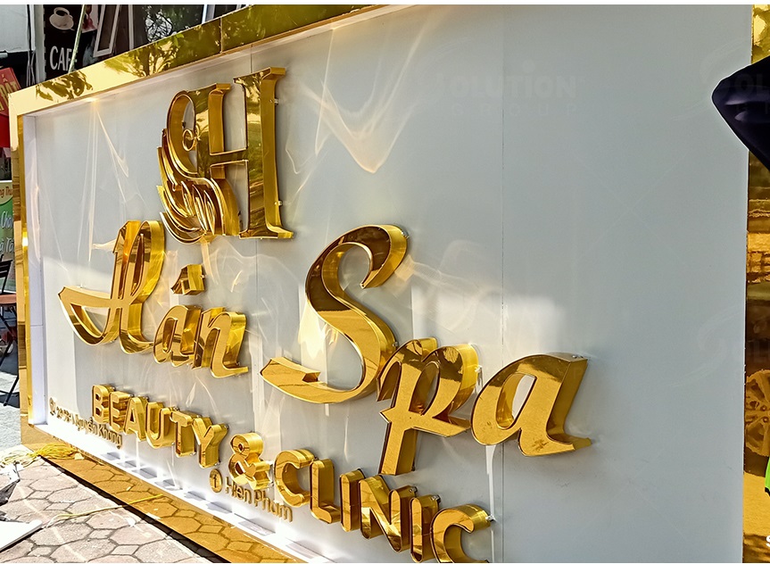 Thi công biển quảng cáo spa tại Bắc Ninh